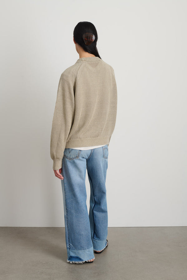 B Sides Lind Knit Crew Sand