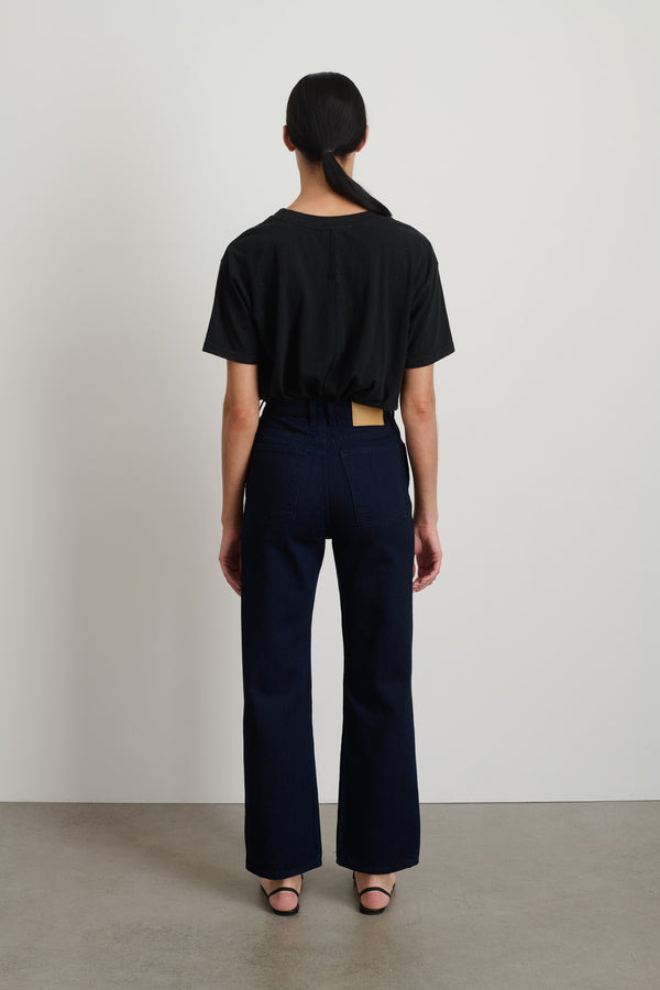 B Sides Plein Relaxed Straight Indigo Rinse