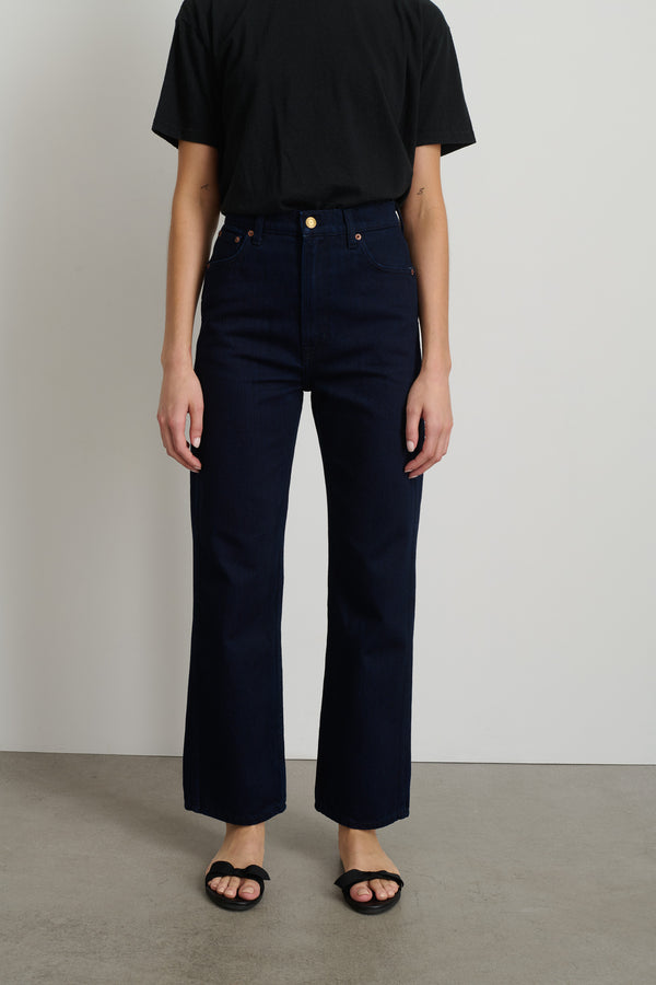 B Sides Plein Relaxed Straight Indigo Rinse