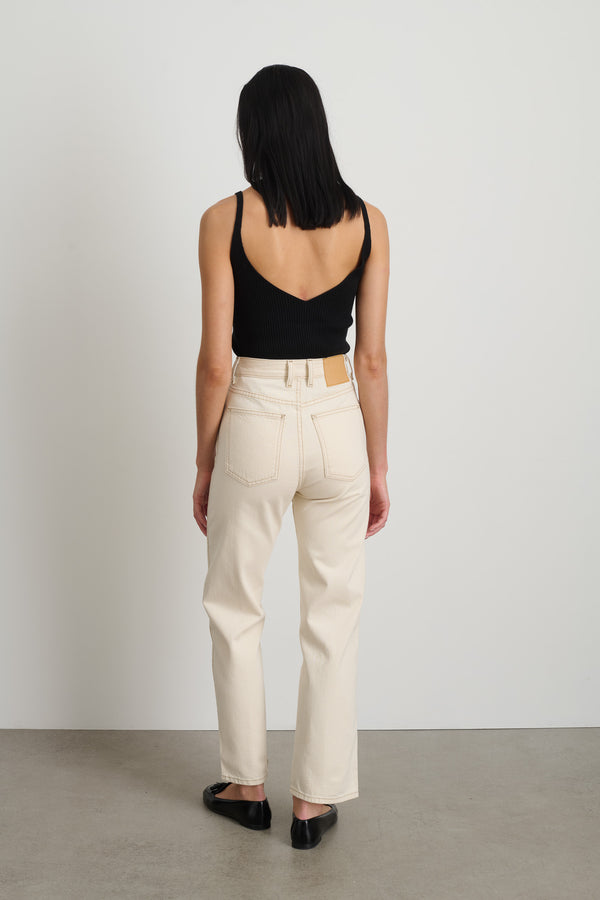 B Sides Plein Relaxed Straight Jean Clair