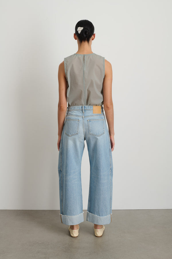 B Sides Relaxed Cuffed Lasso Jean Jac Wash