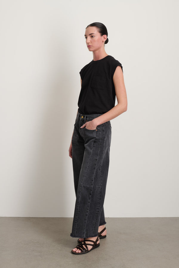 B Sides Relaxed Lasso Jean Stil Black