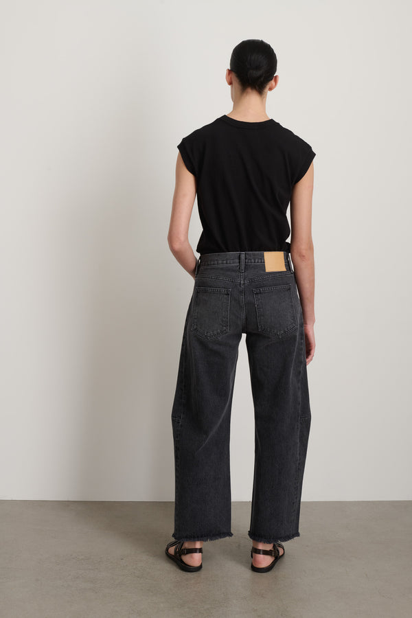 B Sides Relaxed Lasso Jean Stil Black