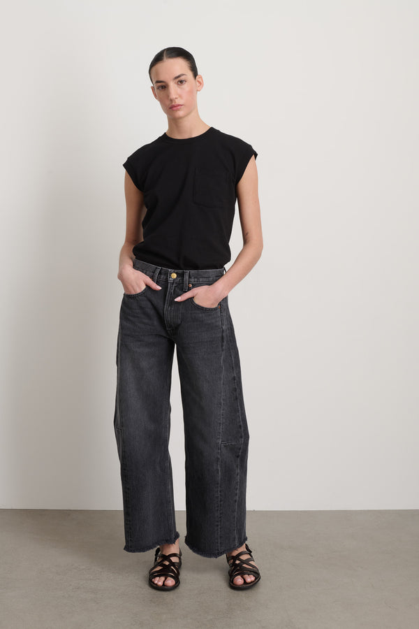 b sides Relaxed Lasso Jean Stil Black