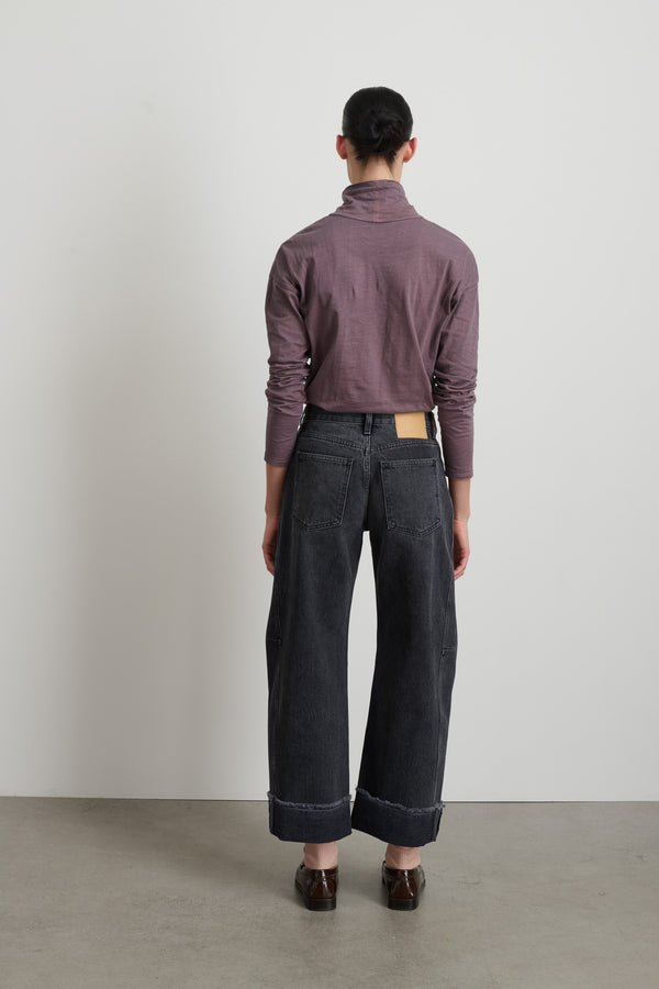 B Sides Relaxed Long Lasso Jean Stil Black