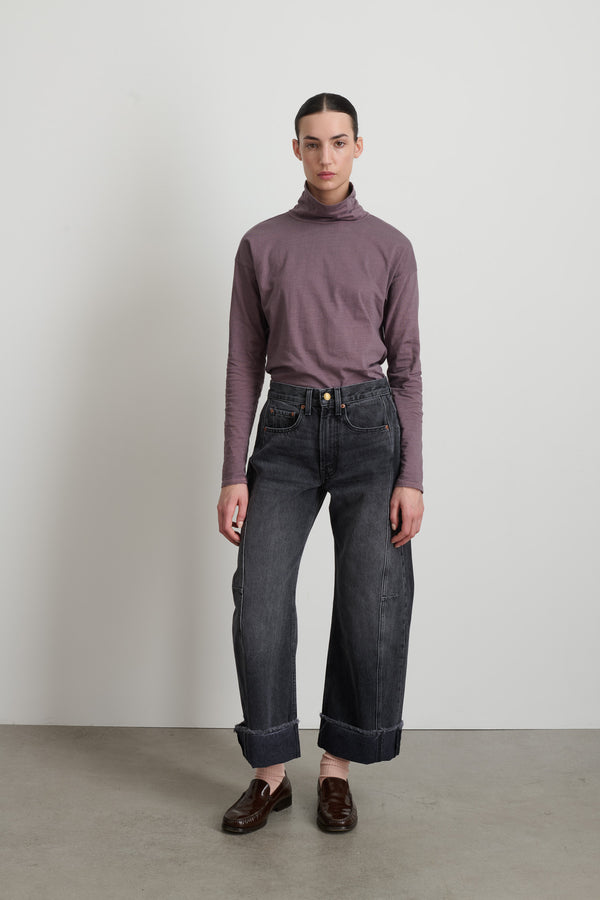 b sides Relaxed Long Lasso Jean Stil Black