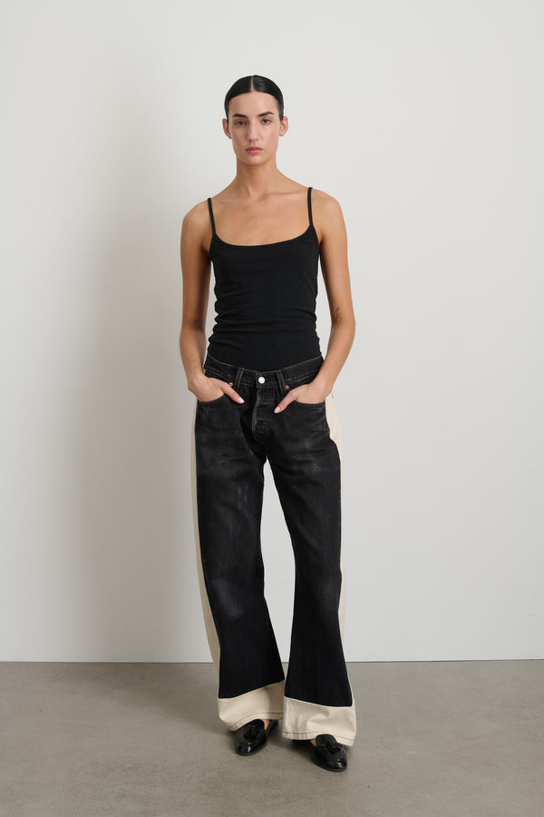 b sides Reworked Slouch Vintage Black / Natural