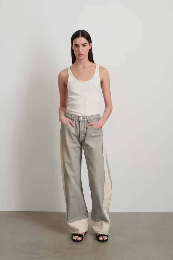 b sides Reworked Slouch Vintage Grey / Natural