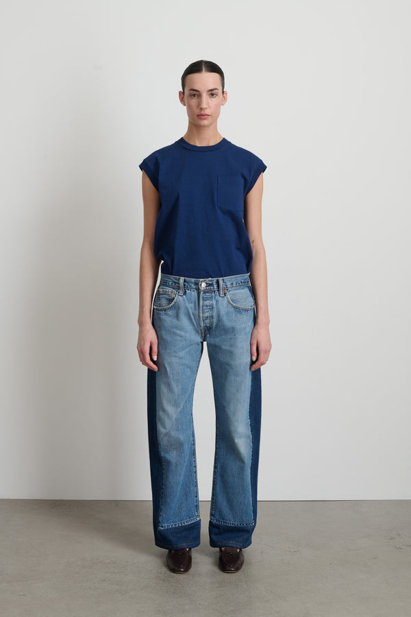 b sides Reworked Slouch Vintage Indigo / Van Blue