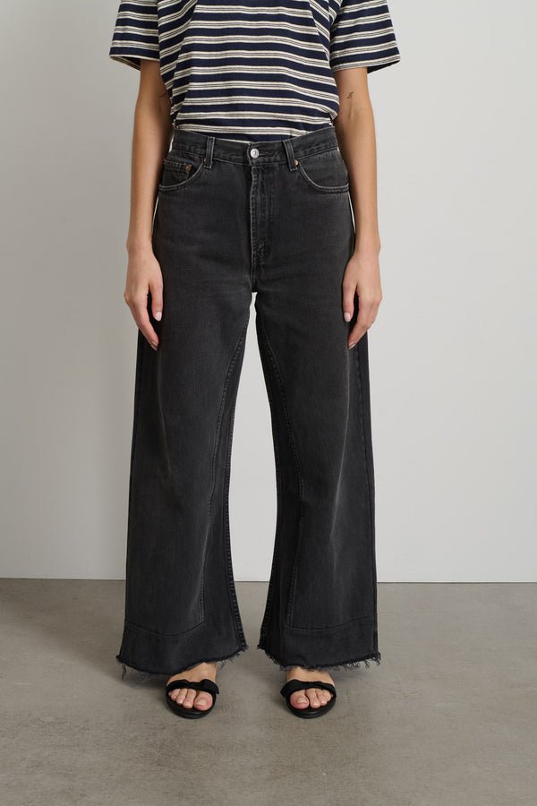 B Sides Reworked Vintage Culotte Vintage Black