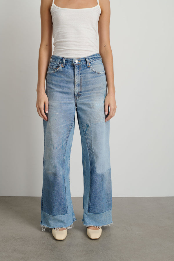 B Sides Reworked Vintage Culotte Vintage Indigo