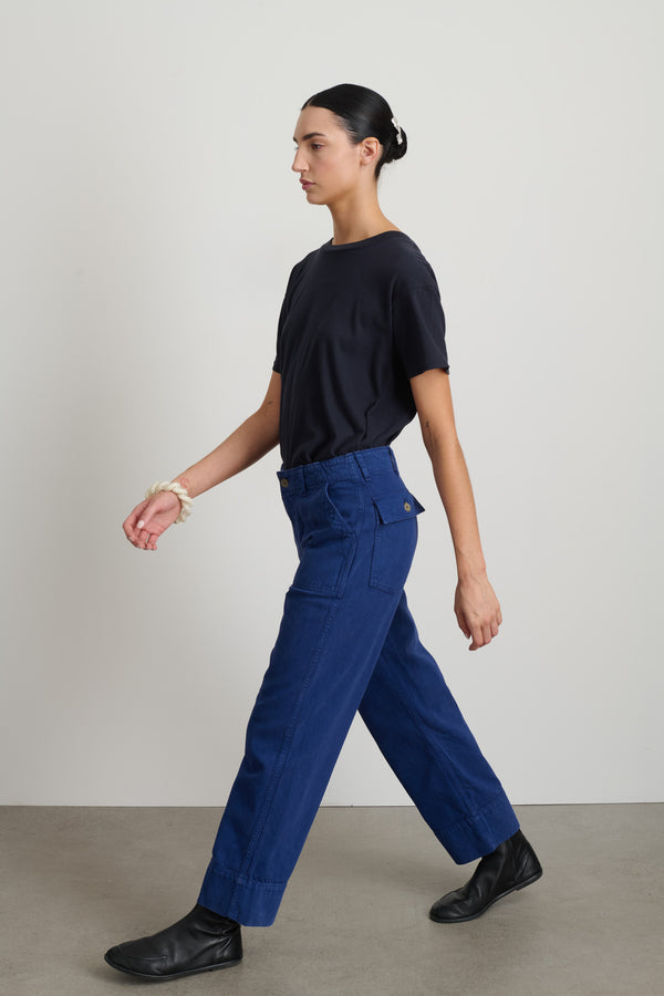 B Sides Roma Relaxed Pant French Blue
