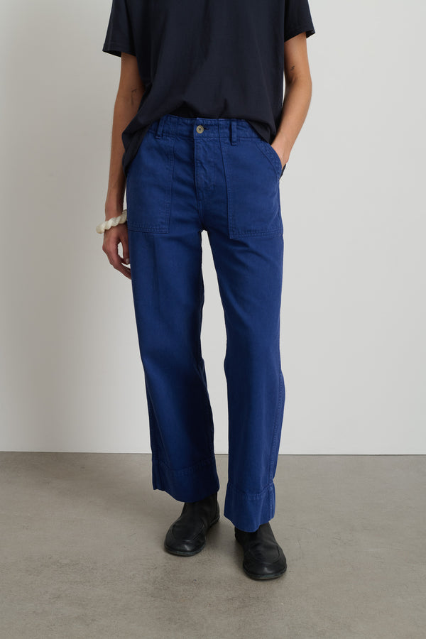 B Sides Roma Relaxed Pant French Blue