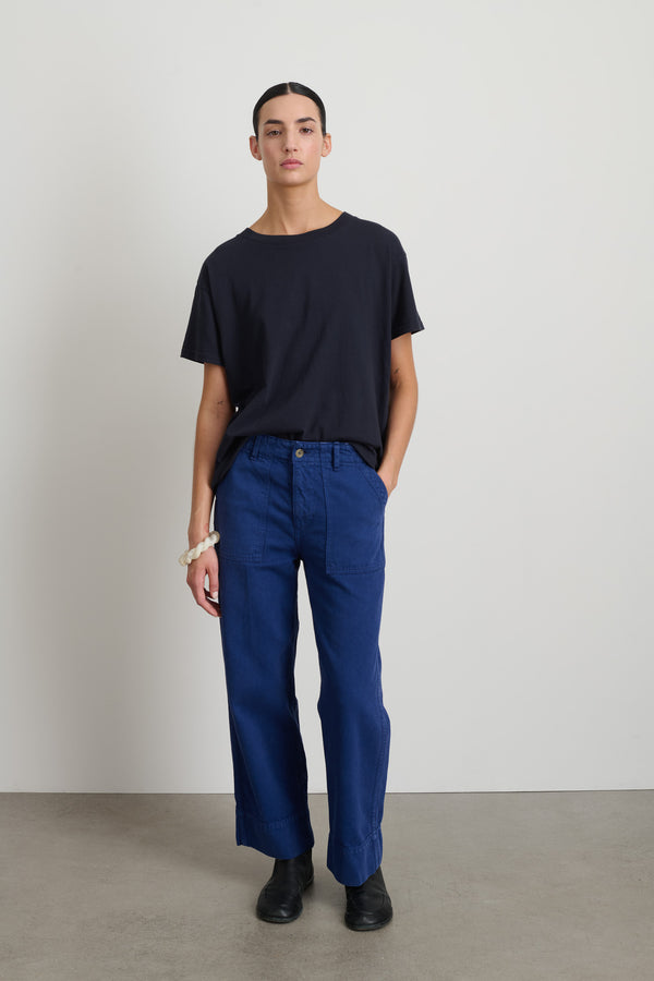 b sides Roma Relaxed Pant French Blue