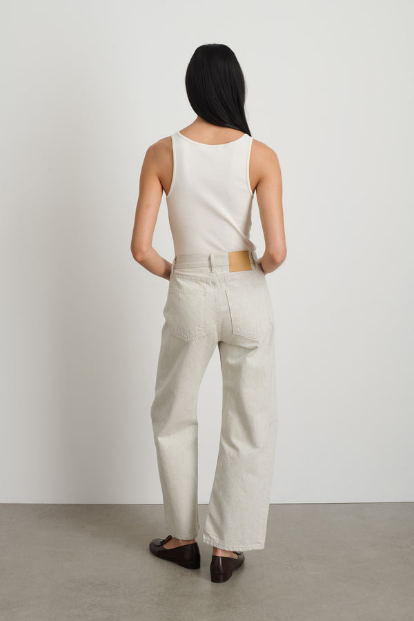 B Sides Slim Lasso Jean Moon Rinse