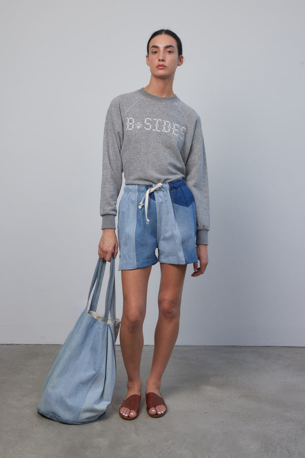 b sides Vintage Reworked Market Tote