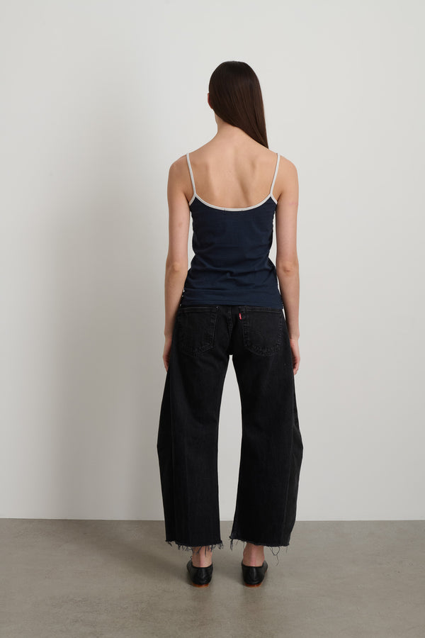 B Sides Zora Ringer Tank Navy / White