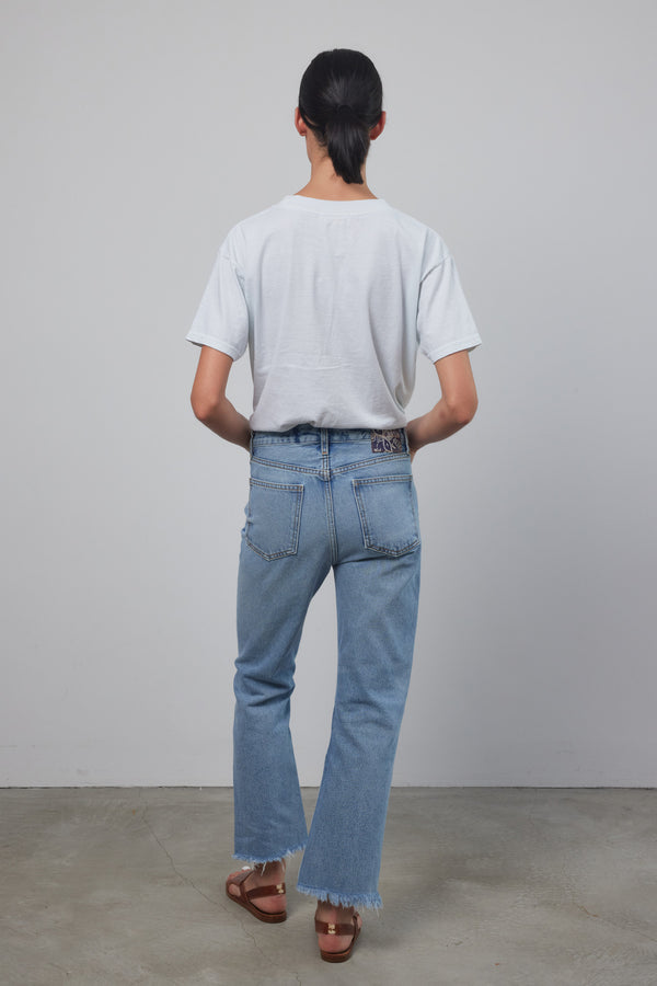 B Sides Stowe Jean Allen Lt. Vintage Found Floral Patchwork