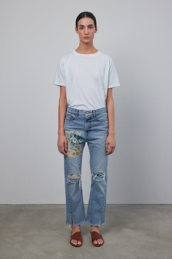 b sides Stowe Jean Allen Lt. Vintage Found Floral Patchwork