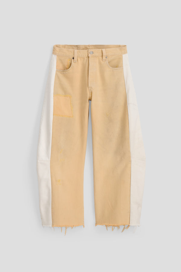 B Sides Vintage Lasso Jean Slouch Crop Classic Faded Marigold