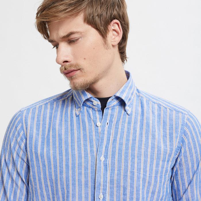 B.d. Baggies Bradford Long-sleeved Striped Shirt