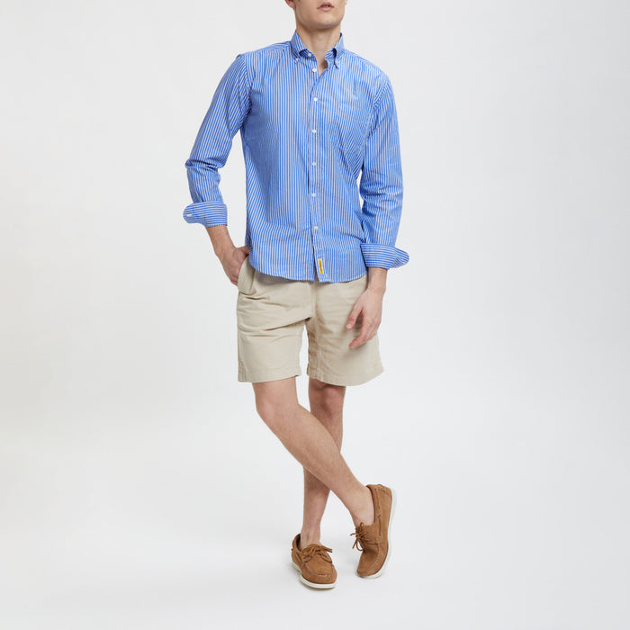 b.d. baggies Bradford Striped Linen Blend Shirt