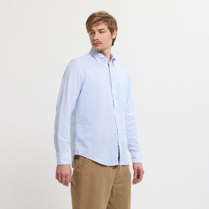 b.d. baggies Bradford striped long-sleeved shirt