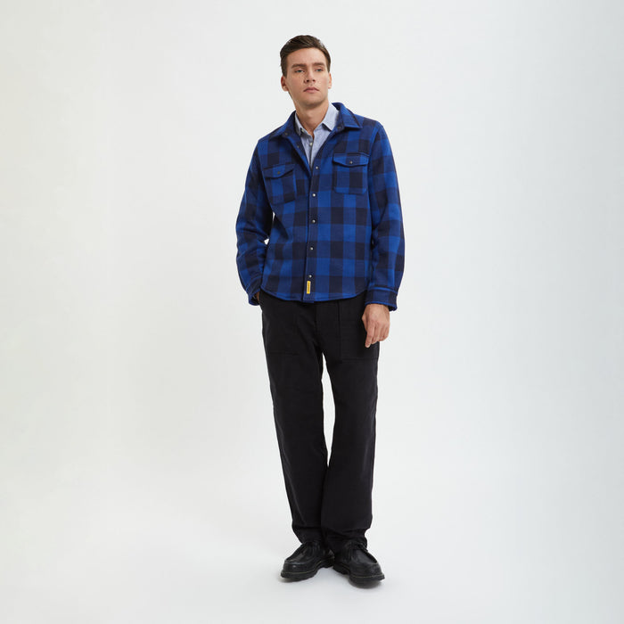 b.d. baggies Checked Overshirt in Micro-fleece