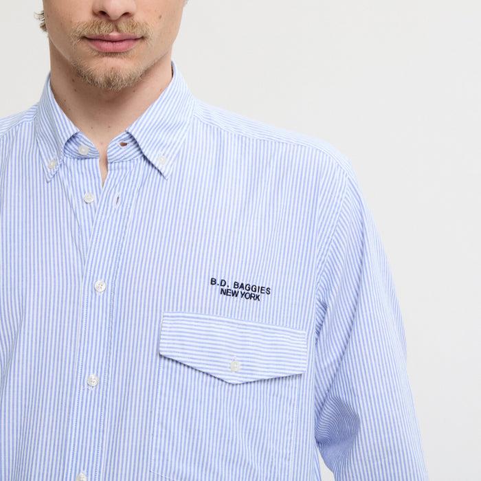 B.d. Baggies Mercer Oversized Shirt With Embroidery