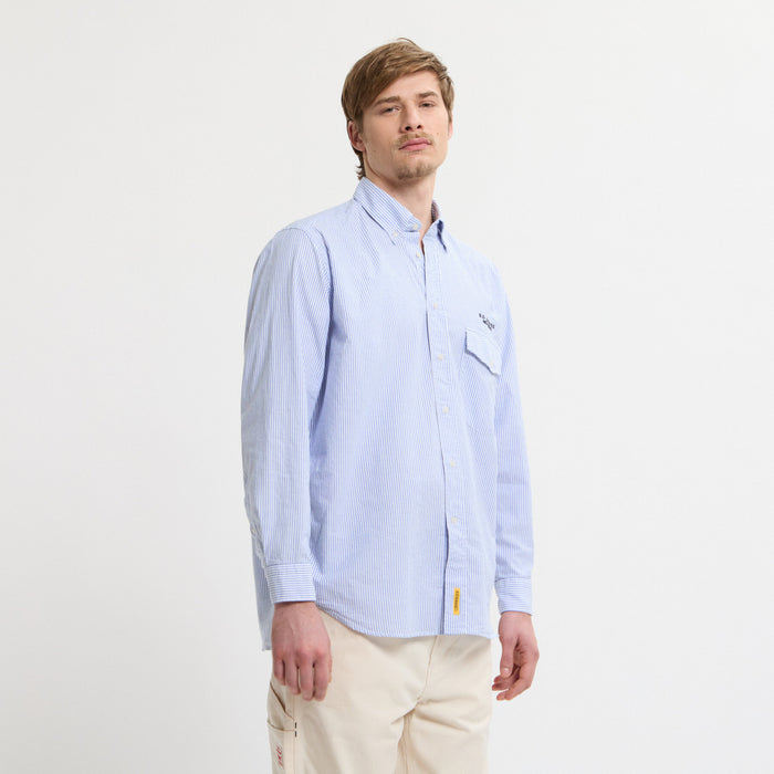 b.d. baggies Mercer Oversized Shirt With Embroidery