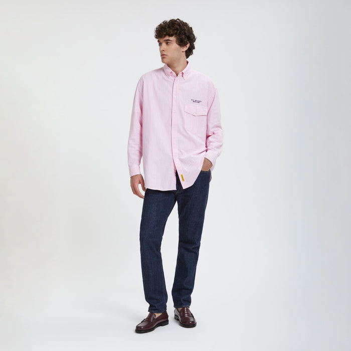 b.d. baggies Mercer Oversized Shirt With Embroidery