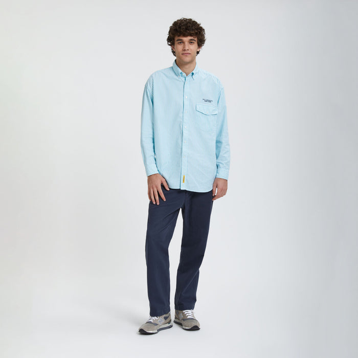 b.d. baggies Mercer Oversized Shirt With Embroidery