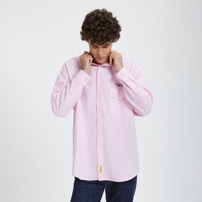 B.d. Baggies Mercer Oversized Shirt With Embroidery