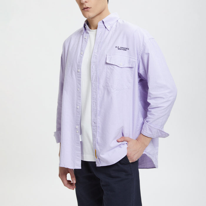 B.d. Baggies Mercer Oversized Shirt With Embroidery