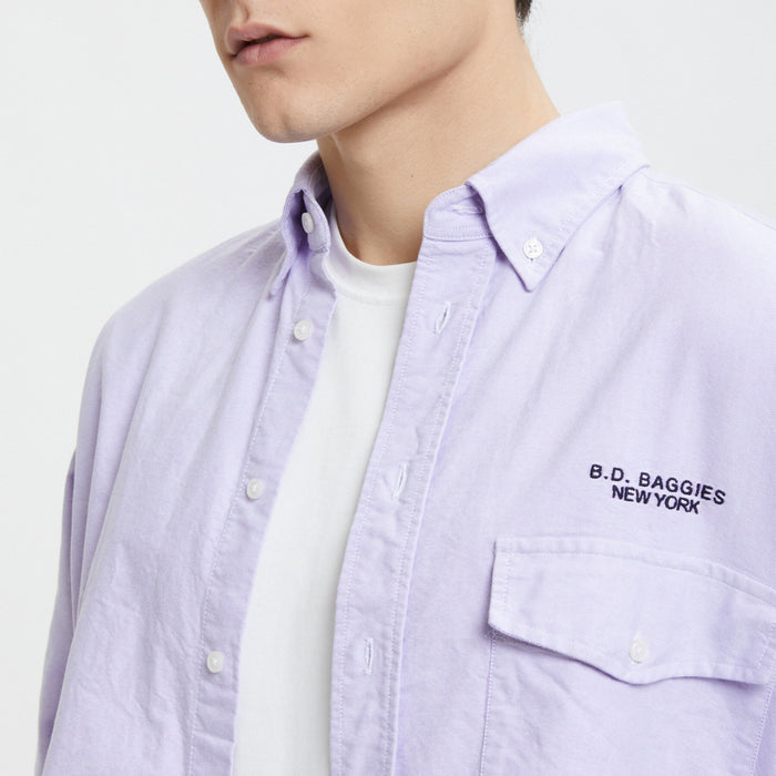 B.d. Baggies Mercer Oversized Shirt With Embroidery