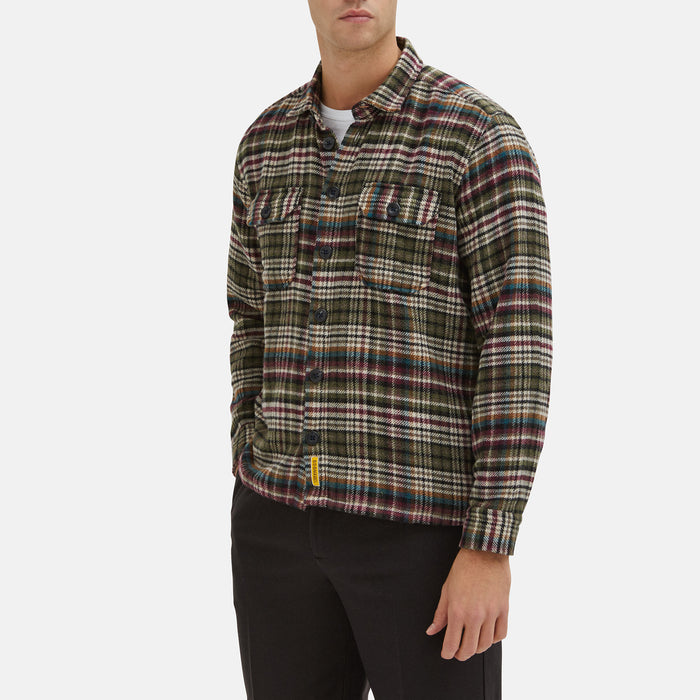 B.d. Baggies Overshirt With Madras Pattern