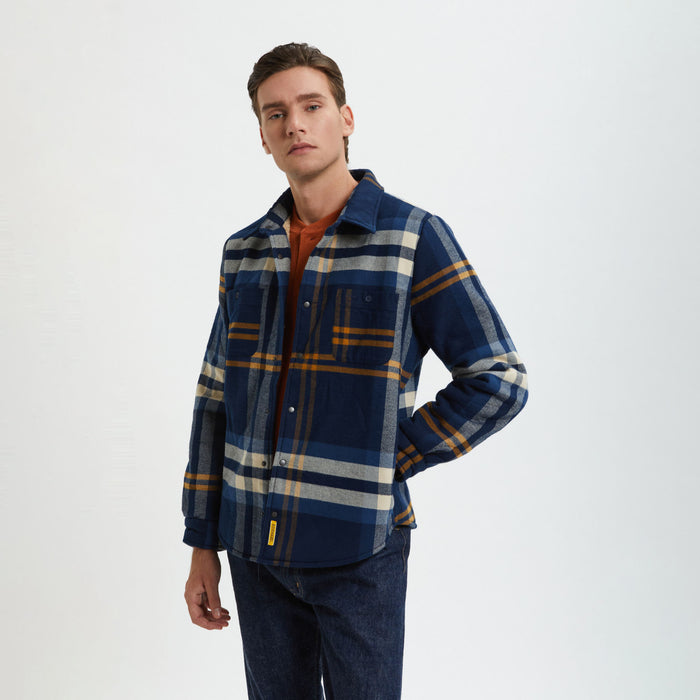 B.d. Baggies Sherpa Madras Overshirt