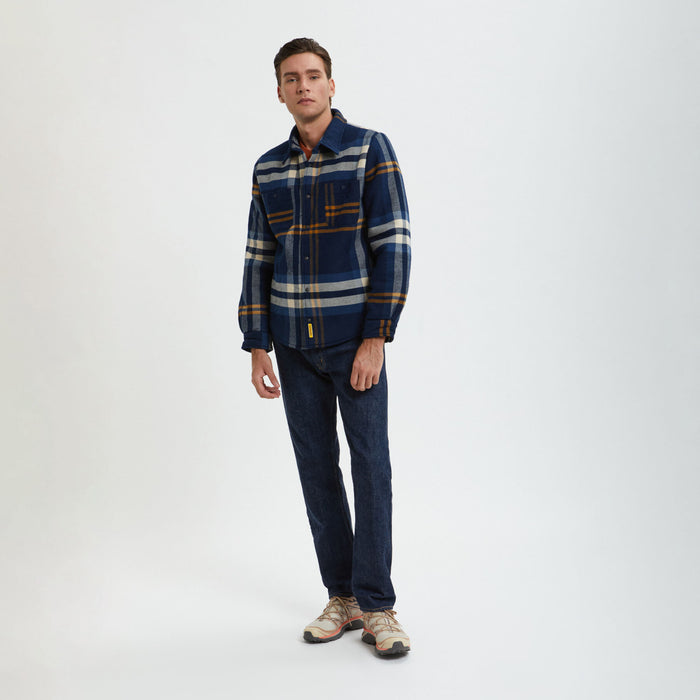 b.d. baggies Sherpa Madras Overshirt