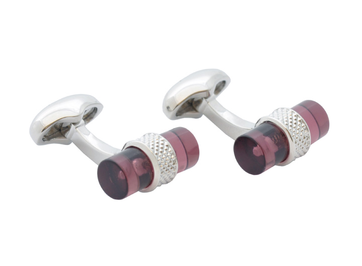 babette wasserman Bayonet Cufflinks Amethyst