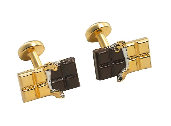 babette wasserman Chocolate Bar Cufflinks