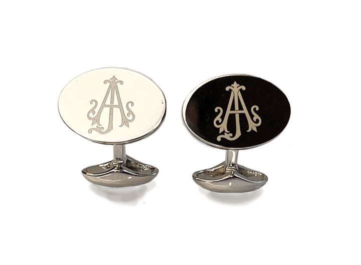 Babette Wasserman Classic Oval Cufflinks