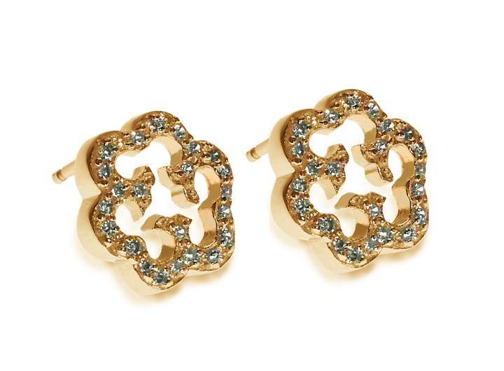 babette wasserman Cloud Earrings Gold