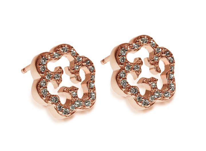 babette wasserman Cloud Earrings Rose Gold