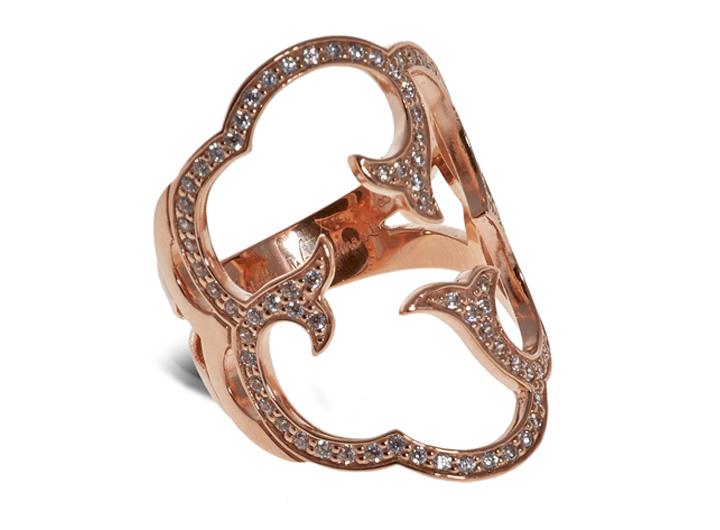 babette wasserman Cloud Ring Crystal Rose Gold