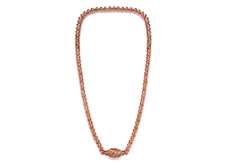 babette wasserman Cocoon Necklace Rose Gold