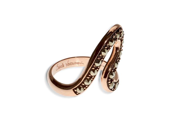 babette wasserman Curvy Ring Rose Gold