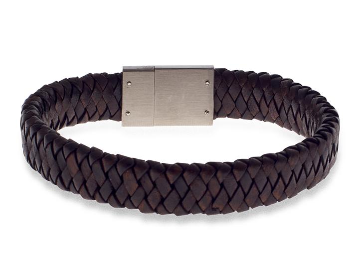 Babette Wasserman Demon Flat Weave Bracelet Brown