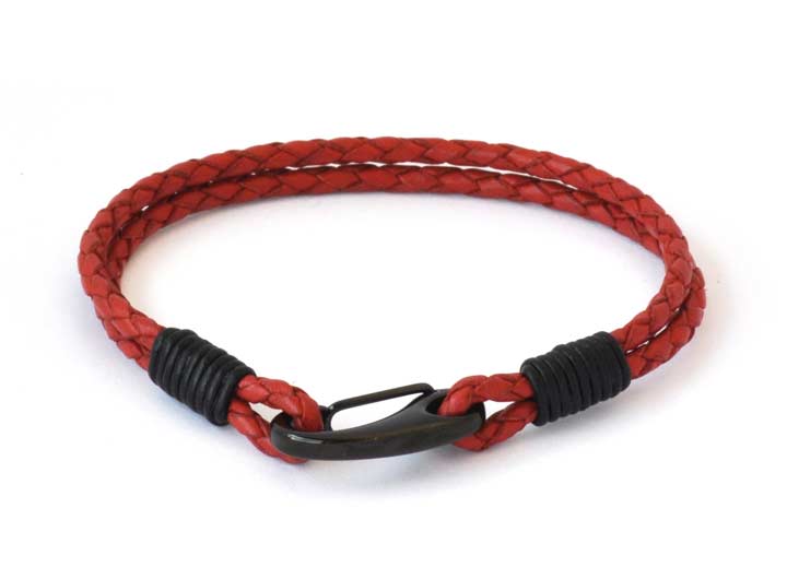 babette wasserman Demon Lobster Clasp Bracelet Red