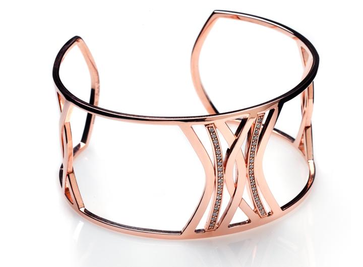 babette wasserman Espalier Bangle Rose Gold