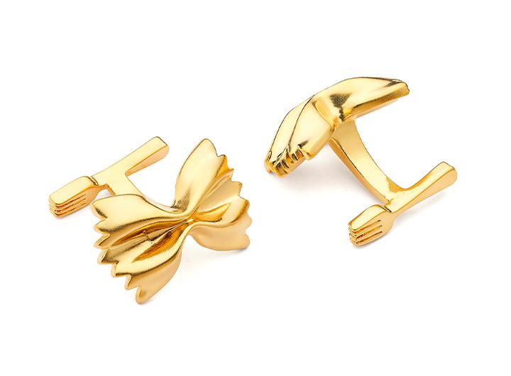babette wasserman Farfalle Cufflinks Gold